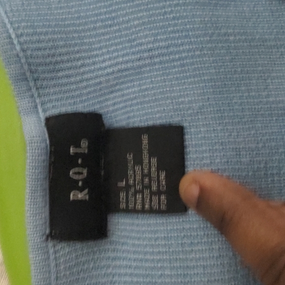 R.O.T. LIGHT BLUE EMBEDDED DESIGN  SHORT SLEEVE (L) - Picture 4 of 5